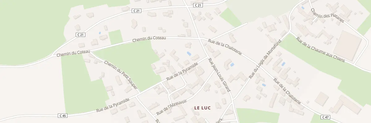 Plan du 4 Rue de la Pyramide Le Luc à Celles-sur-Belle