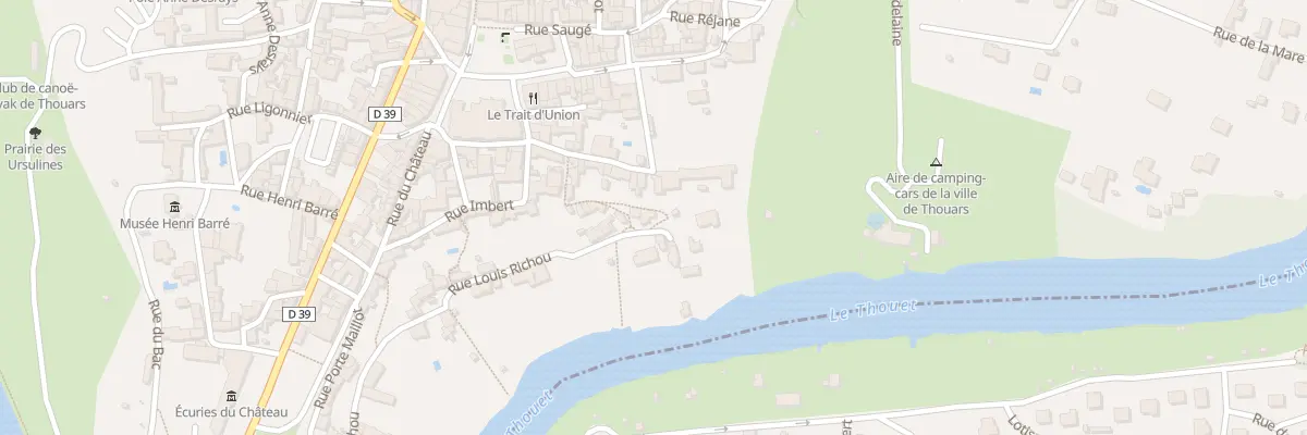 Plan du 25 Rue Louis Richou à Thouars