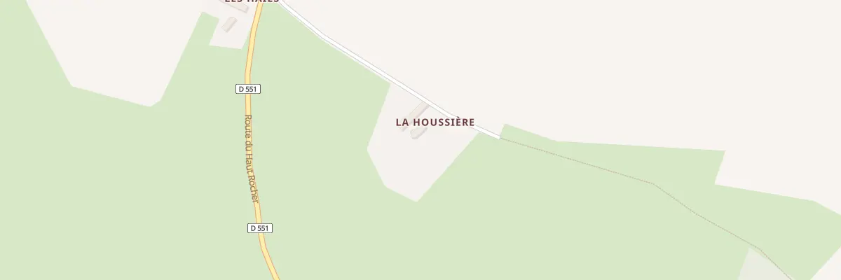 Plan du 232 Che de la Houssière à Joué-du-Bois