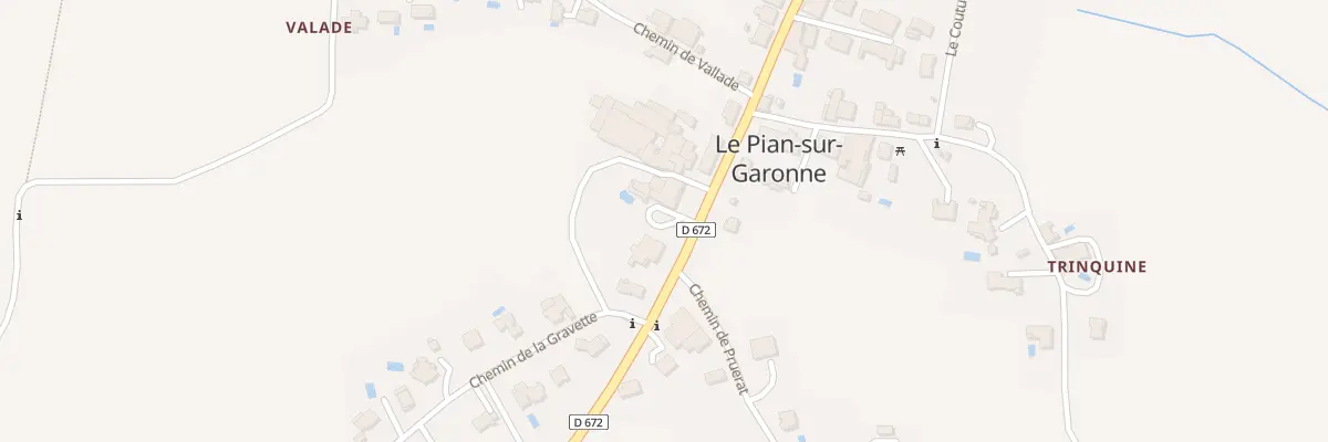 Plan du 17 Rue Grande Rue au Pian-sur-Garonne