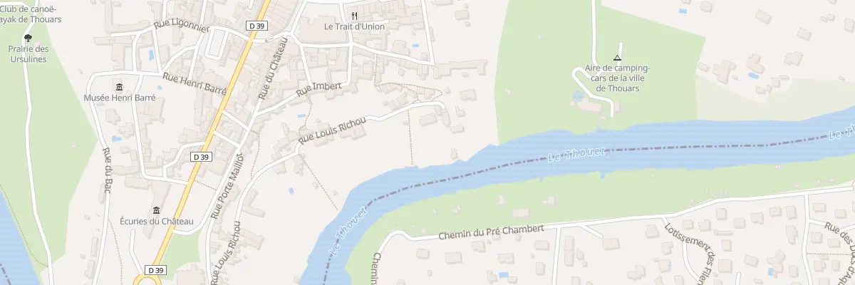 Plan du 38 Rue Louis Richou à Thouars
