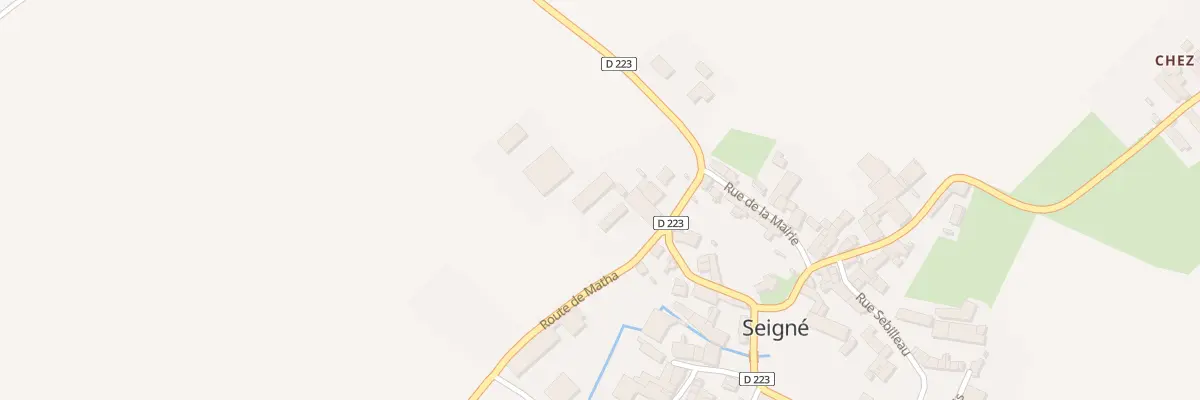 Plan du 3 All des Chevrefeuilles à Seigné