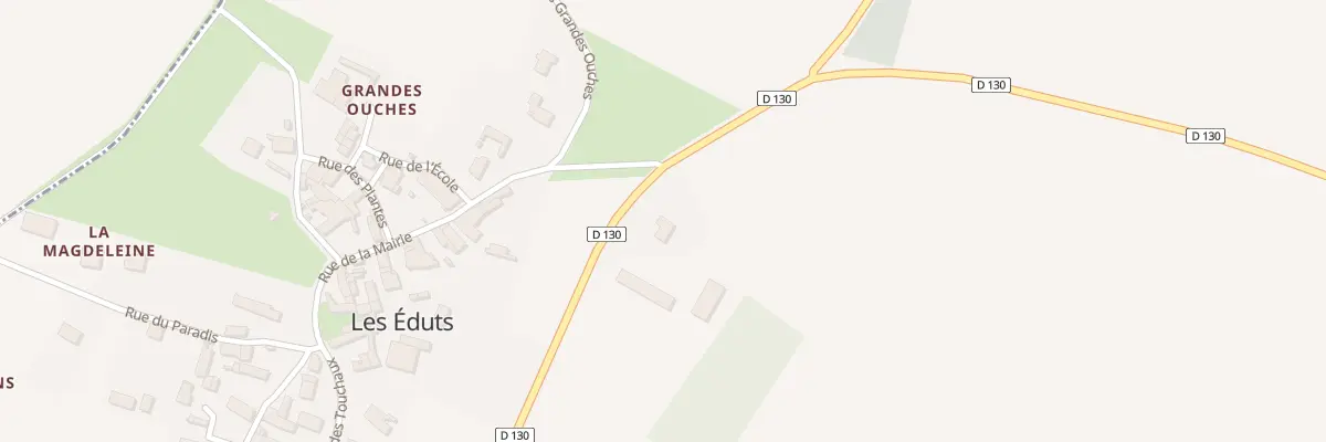 Plan du Logis sous les Vignes aux Éduts