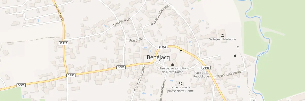 Plan du 38B Rue des Pyrénées à Bénéjacq