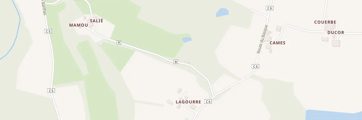 Plan du 124 Che de Salie à Lannemaignan
