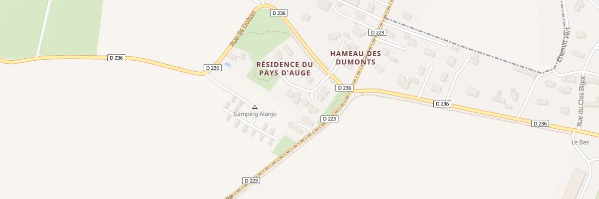 Plan du 9 Imp des Dumonts à Amfreville