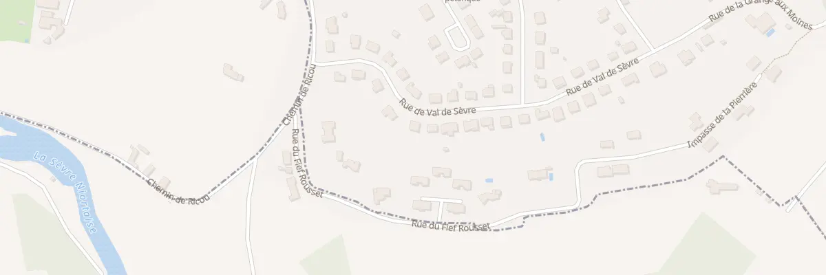 Plan du 25 Rue du Val de Sèvre à Saint-Maixent-l’École