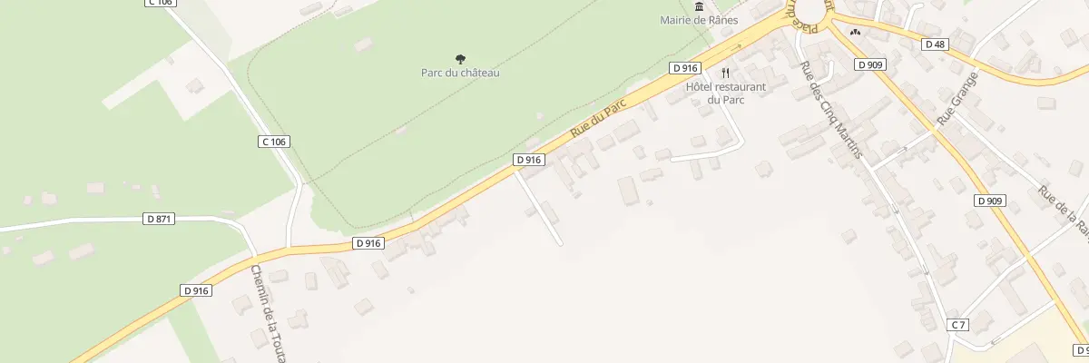 Plan du 27 Rue du Parc à Rânes