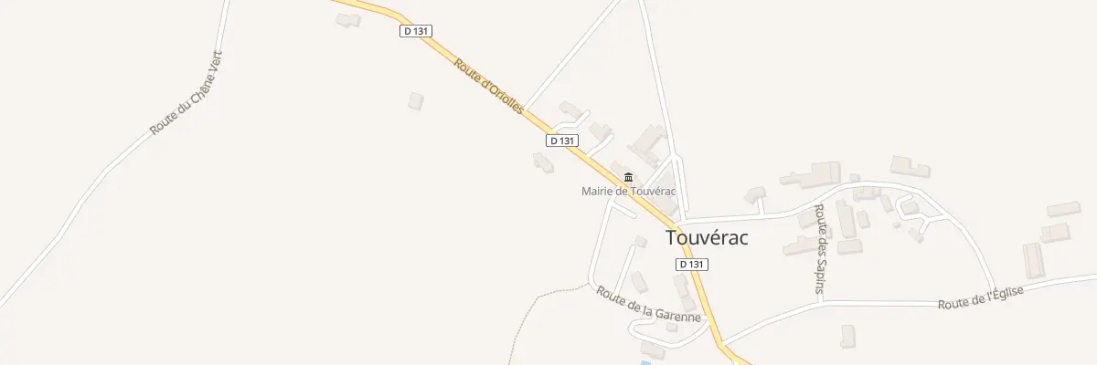 Plan du 24 Rte d’Oriolles à Touvérac
