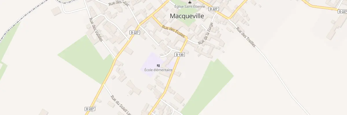 Plan du 22 Rue des Écoles à Macqueville