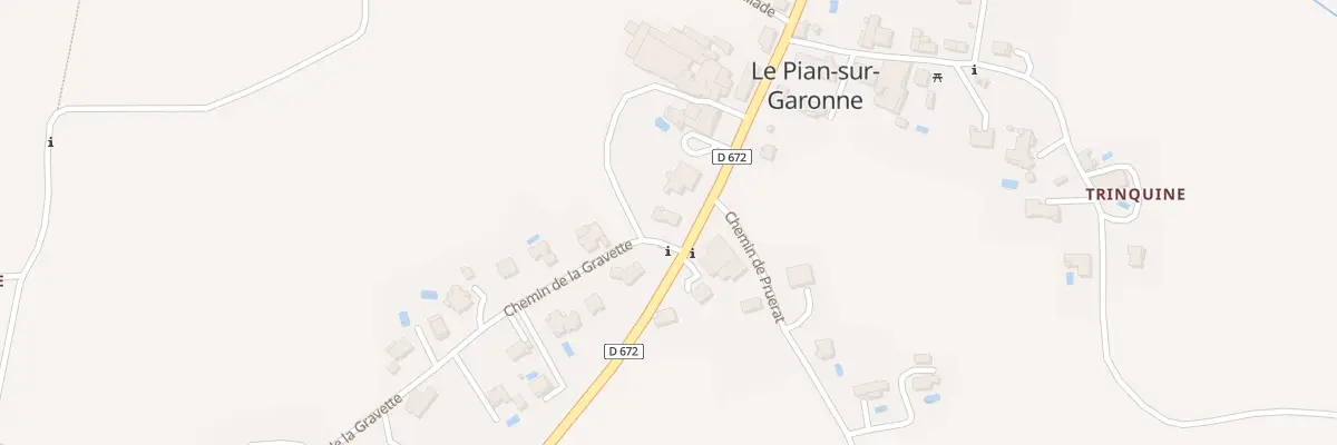 Plan du 2B Che de la Gravette au Pian-sur-Garonne