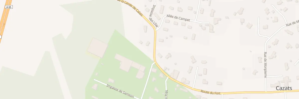 Plan du 2 Lescloupey à Cazats