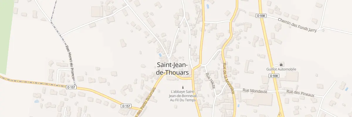 Plan du 4 Pl de l’Abbaye à Saint-Jean-de-Thouars