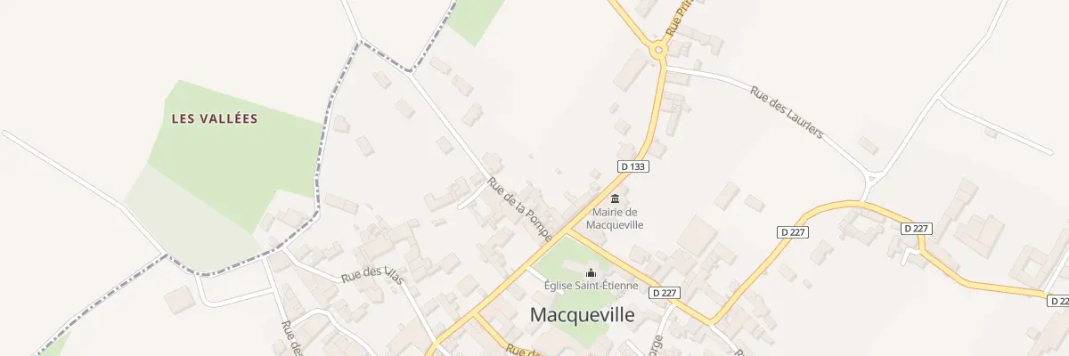 Plan du 10 Rue de la Pompe à Macqueville