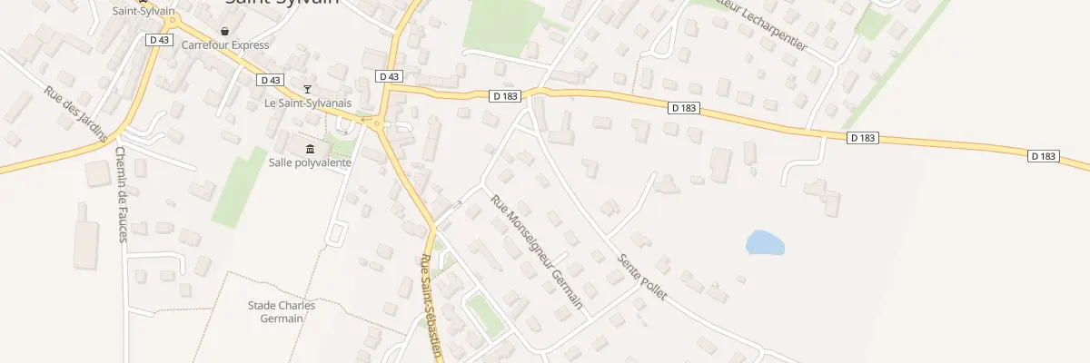 Plan du 2 Rue de la Sente Polet à Saint-Sylvain