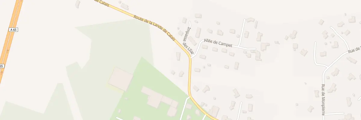 Plan du 1 Lescloupey à Cazats