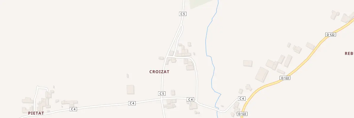 Plan du 16 Croizat à Guillac