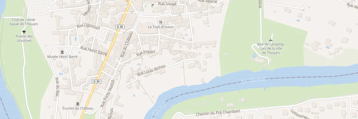 Plan du 17 Rue Louis Richou à Thouars