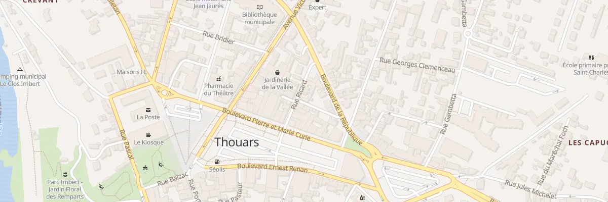Plan du 3 Rue André Rousselot à Thouars