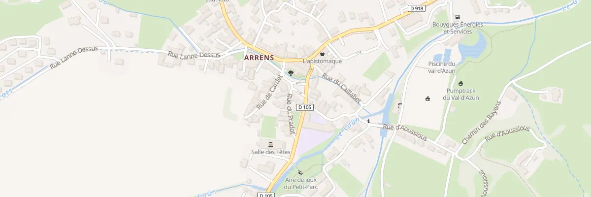 Plan du 8 Pl du Val d’Azun à Arrens-Marsous
