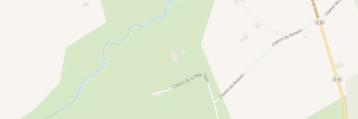 Plan du 2 Che de la Pièce Tison à Montigné-lès-Rairies