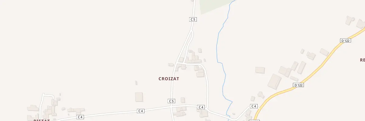 Plan du 18 Croizat à Guillac