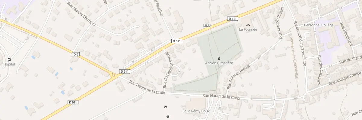 Plan du 7 Rue du Général Sarrail à Saint-Maixent-l’École