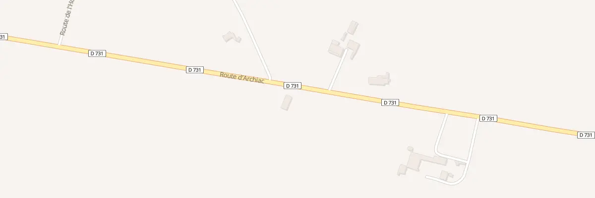 Plan du 45 Rte d’Archiac à Barret