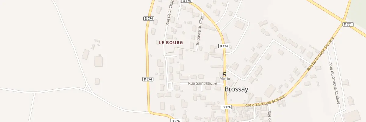Plan du 2 Imp des Lilas à Brossay