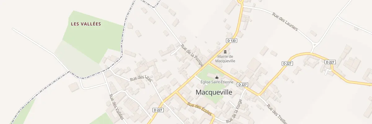 Plan du 1 Rue de la Pompe à Macqueville