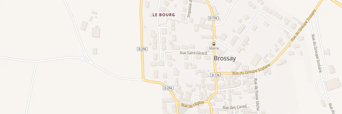 Plan du 10 Rue de la chapelle à Brossay