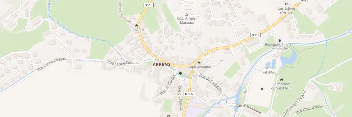 Plan du 7 Rte d’Azun à Arrens-Marsous