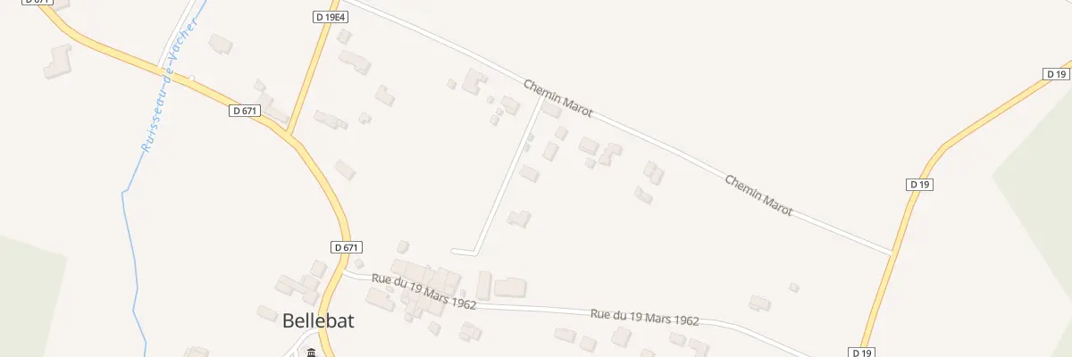 Plan du 11 Marot à Bellebat
