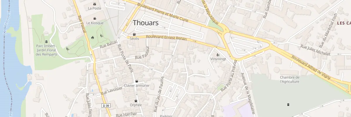 Plan du 16 Rue du Jeu de Paume à Thouars