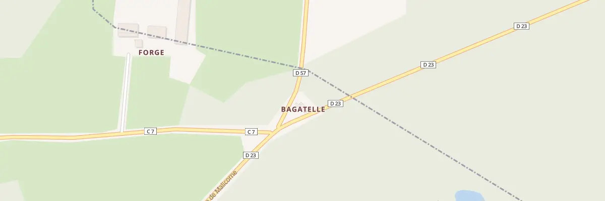 Plan du 144 Bagatelle à La Chapelle-d’Aligné