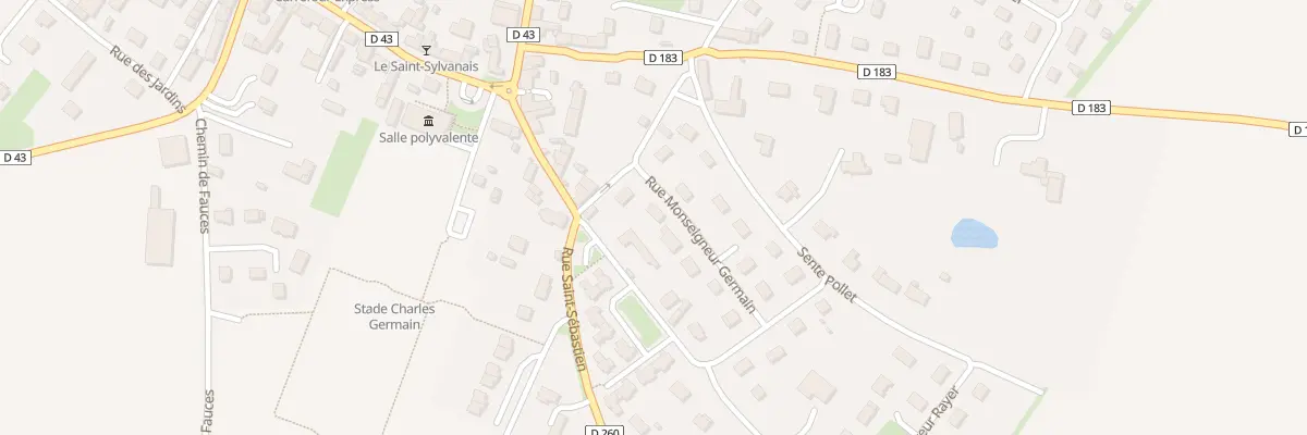 Plan du 2 Rue Monseigneur Germain à Saint-Sylvain