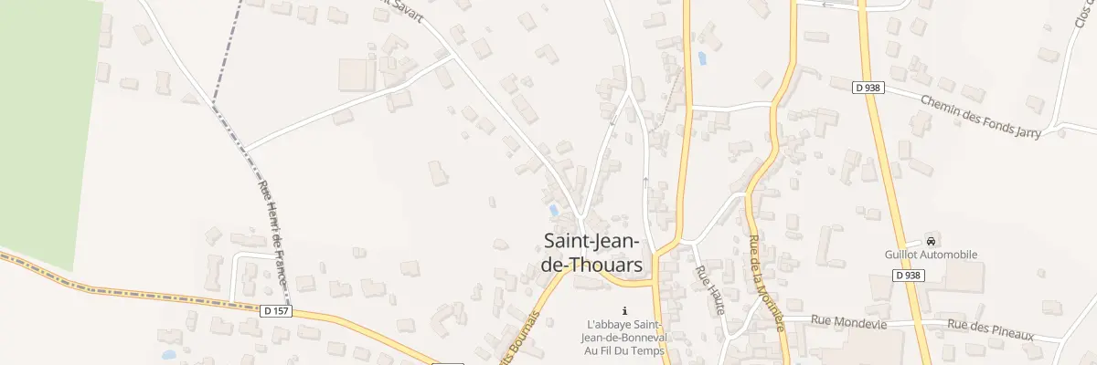 Plan du 9 Rue du Mont Savart à Saint-Jean-de-Thouars