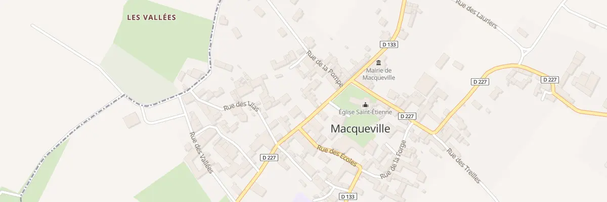 Plan du 4 Rue des Écoles à Macqueville