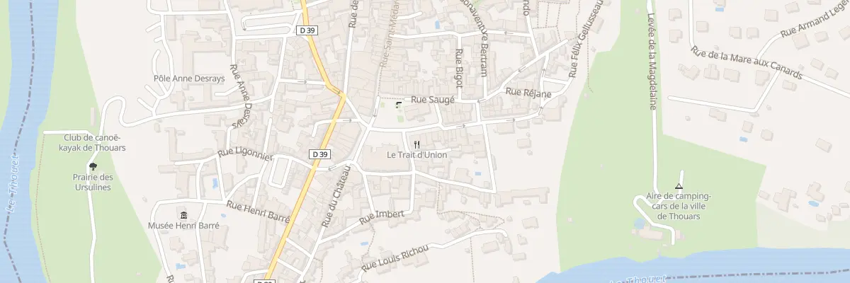 Plan du 4 Rue du Grenier à Sel à Thouars