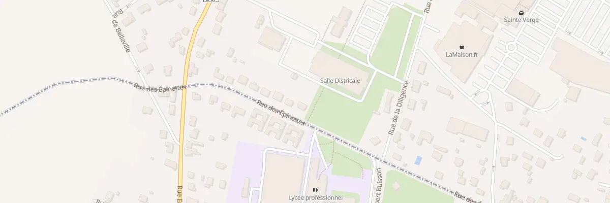 Plan du 19 Rue des Epinettes à Sainte-Verge