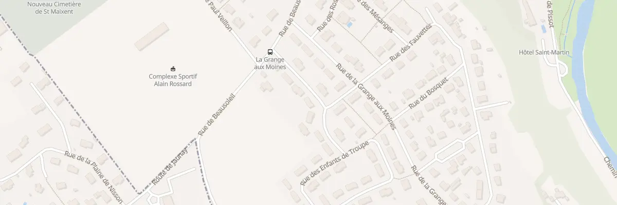 Plan du 8 Rue des Combattants En Afrique à Saint-Maixent-l’École