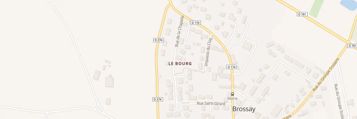 Plan du 2 Rue de la chapelle à Brossay