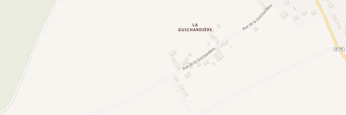 Plan du 14 Rue de la guichardière à Doué-en-Anjou