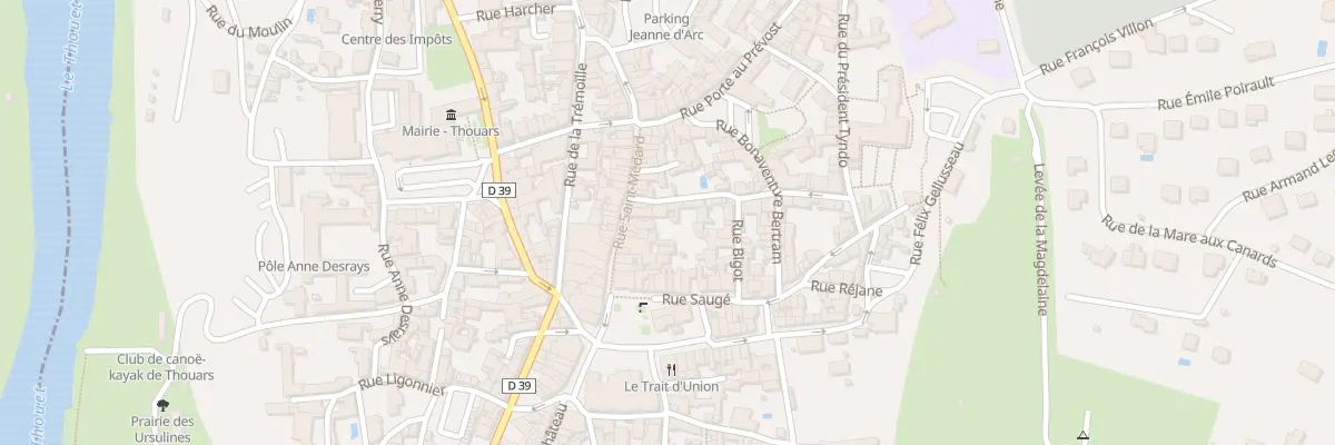 Plan du 4 Rue Isambert à Thouars