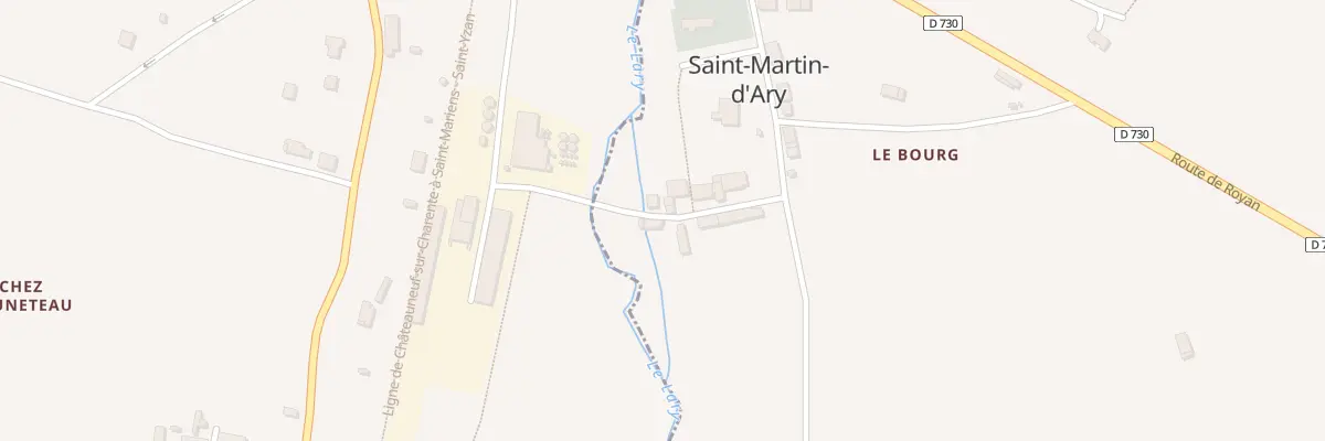Plan du 9 Le Bourg à Saint-Martin-d’Ary