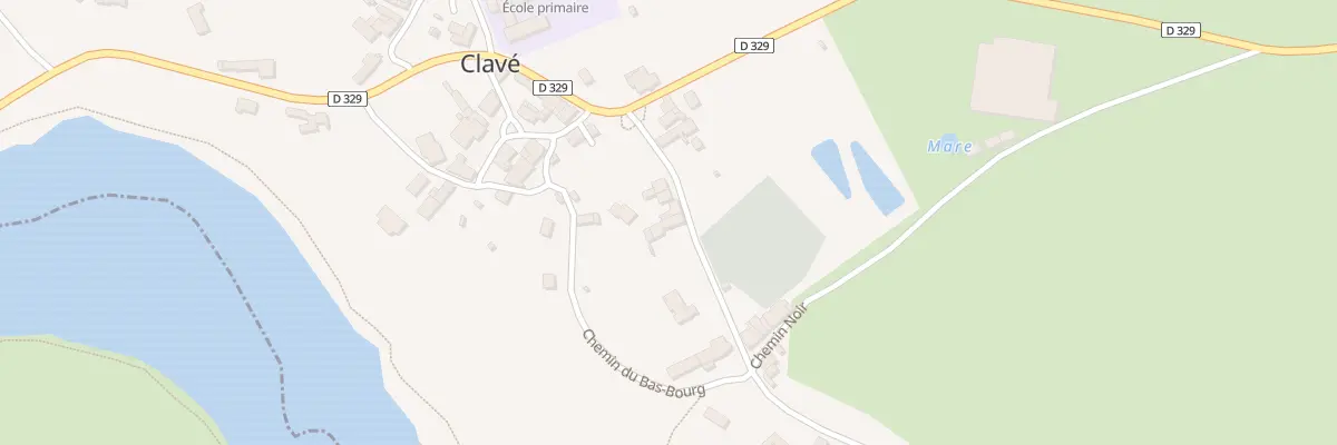 Plan du 8 Rte de la Chapelonie à Clavé