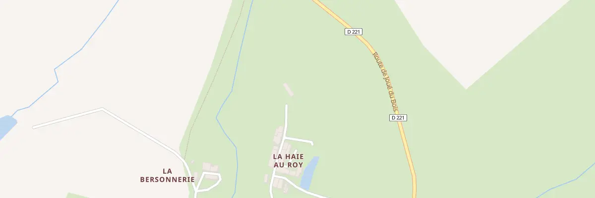Plan du 588 Che de la Haie au Roy à Lignières-Orgères