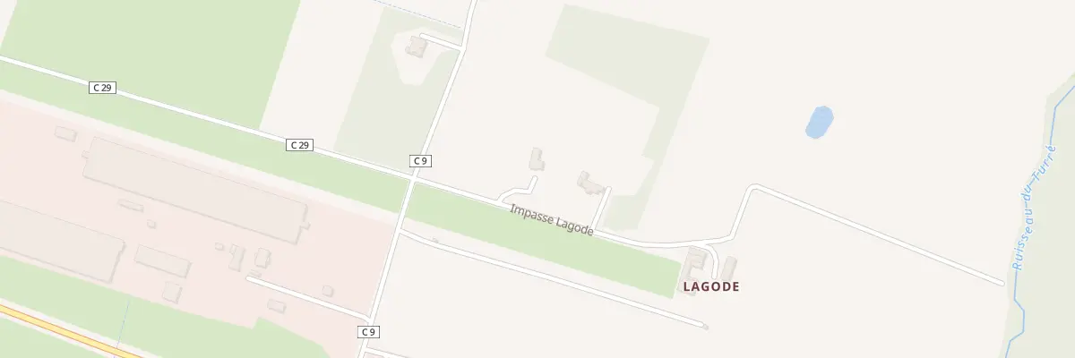 Plan du 79 Imp Lagode à Barcelonne-du-Gers