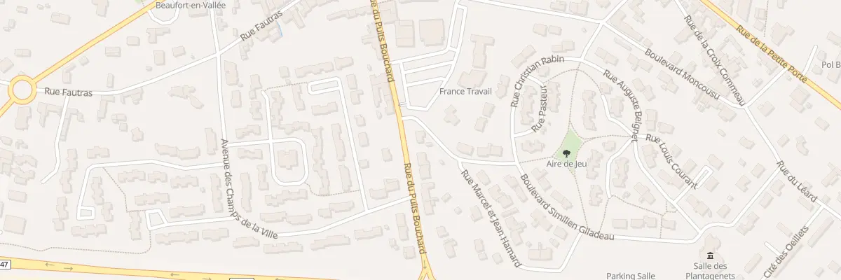 Plan du 2 Bd Similien Giladeau à Beaufort-en-Anjou