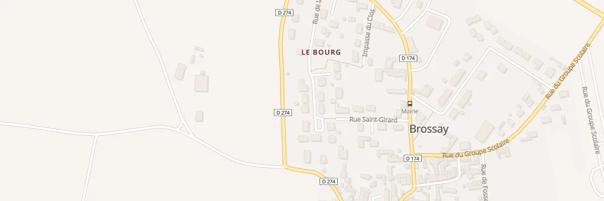 Plan du 7 Rue de la chapelle à Brossay